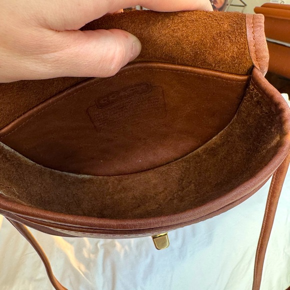 RARE Vintage Coach Mini Bag - #9825 (Tabac or British Tan) - Picture 6 of 10